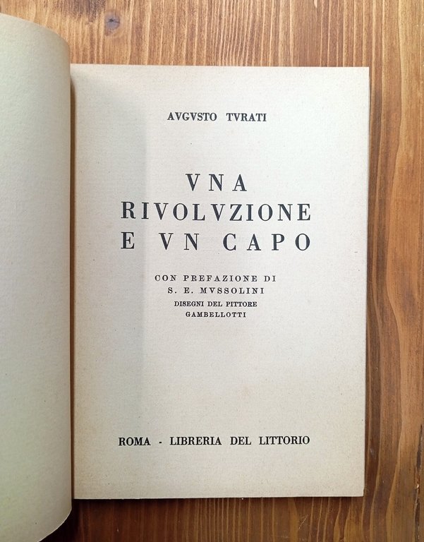 Una rivoluzione e un capo