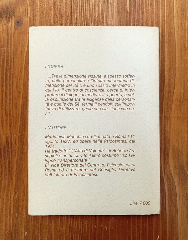 Una vita così. Racconti psicosintetici