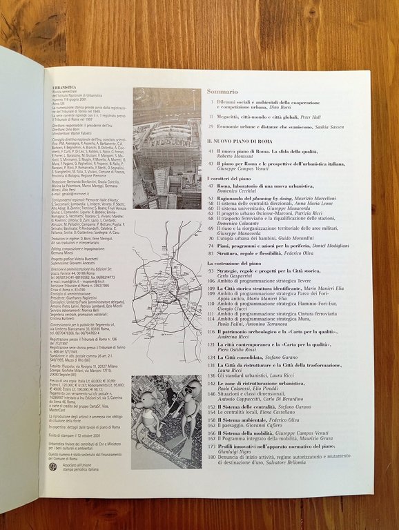 URBANISTICA. Rivista semestrale dell'Istituto Nazionale di Urbanistica - anno LIII, …