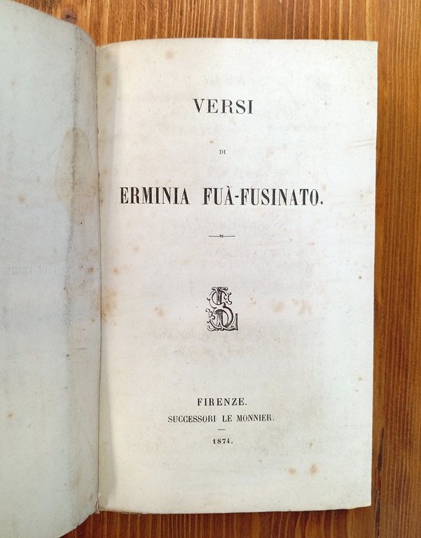 Versi di Erminia Fuà-Fusinato