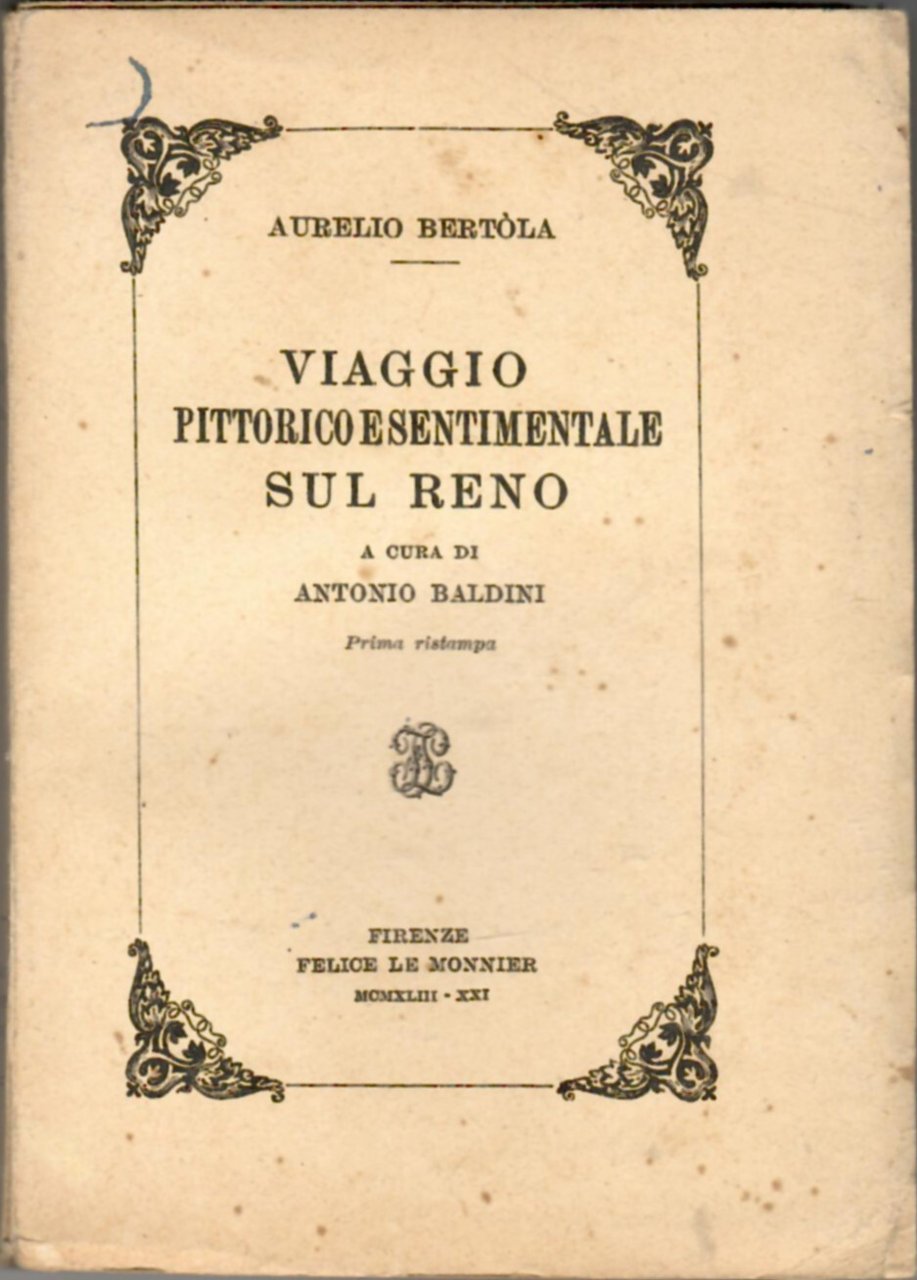 Viaggio pittorico e sentimentale sul Reno
