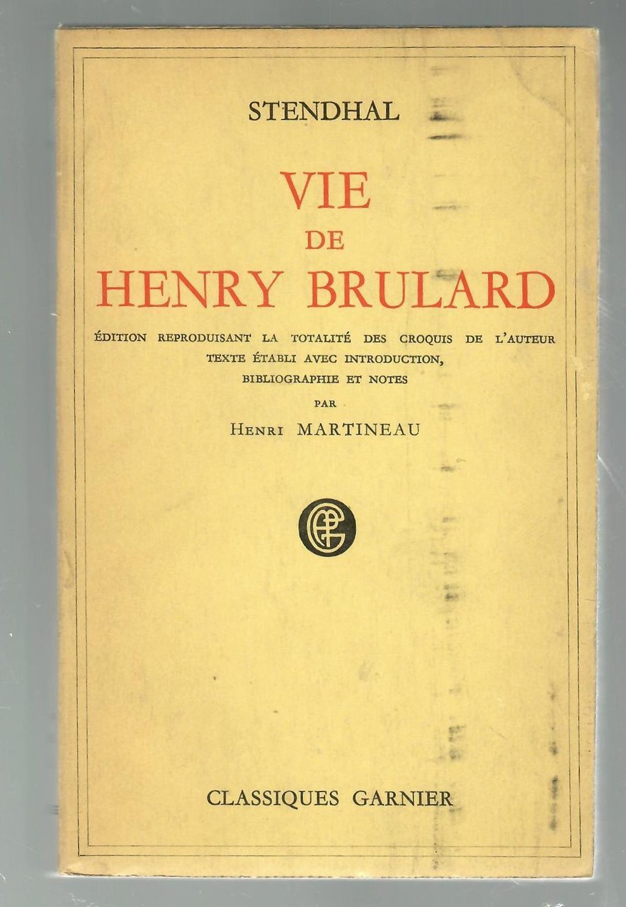 Vie de Henry Brulard