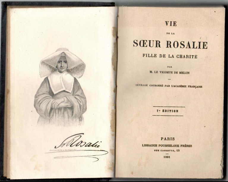 Vie De La Soeur Rosalie Fille De La Charite