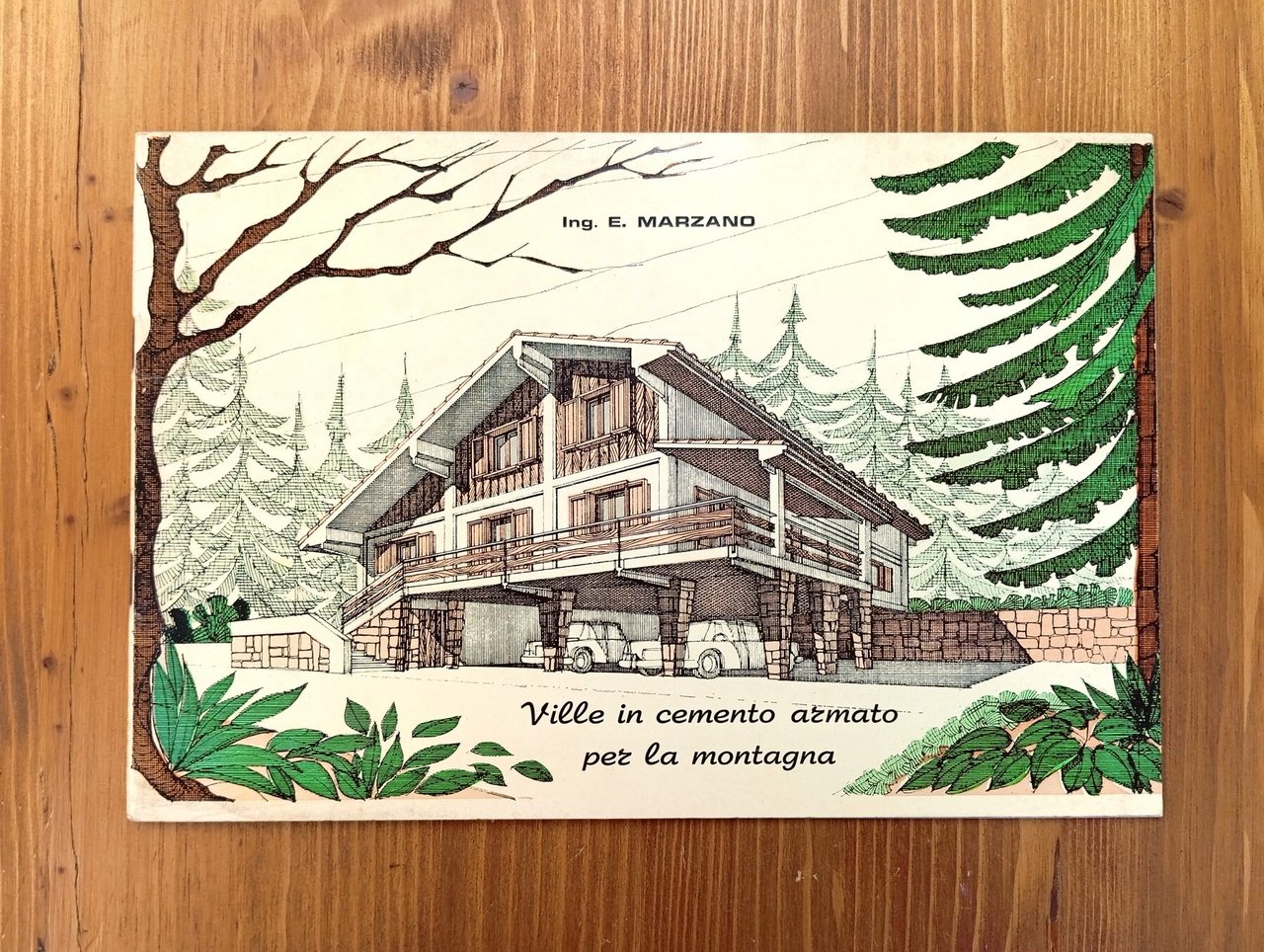 Ville in cemento armato per la montagna