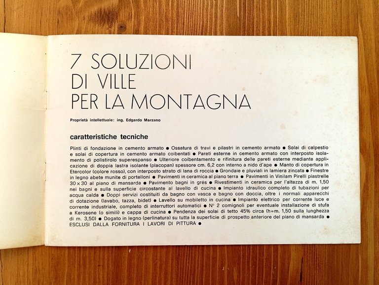 Ville in cemento armato per la montagna