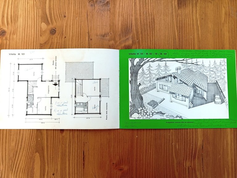 Ville in cemento armato per la montagna