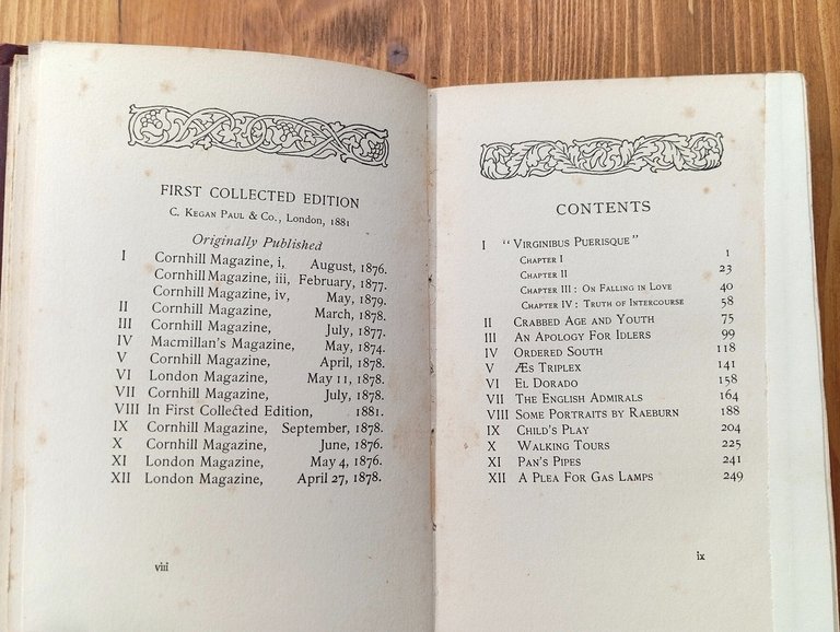 Virginibus Puerisque and Other Papers