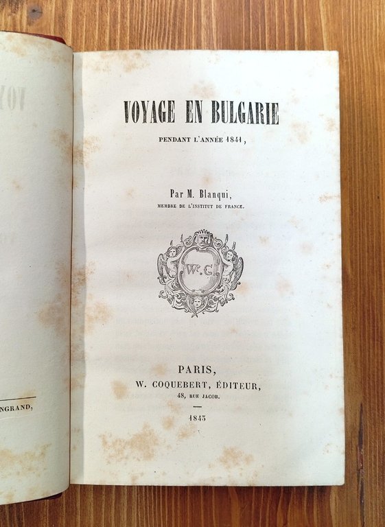 Voyage en Bulgarie pendant l'année 1841