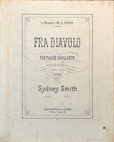 [Op. 67] Fra Diavolo. Fantaisie brillante pour piano sur l`opéra …