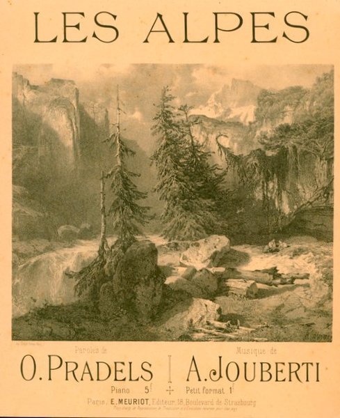 Les Alpes. Paroles de O. Pradels