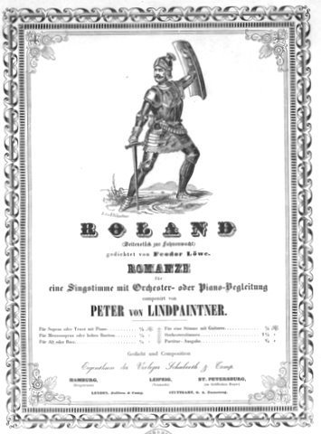 Roland (Seitenstück zur Fahnenwacht). Gedichtet von Feodor Löwe. Romanze für …