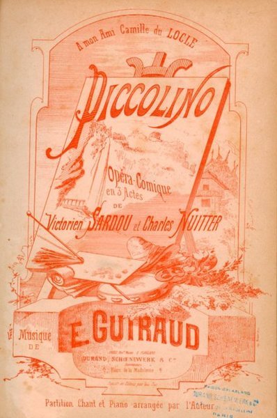 Piccolino. Opéra-comique en 3 actes de Victorien Sardou et Charles …