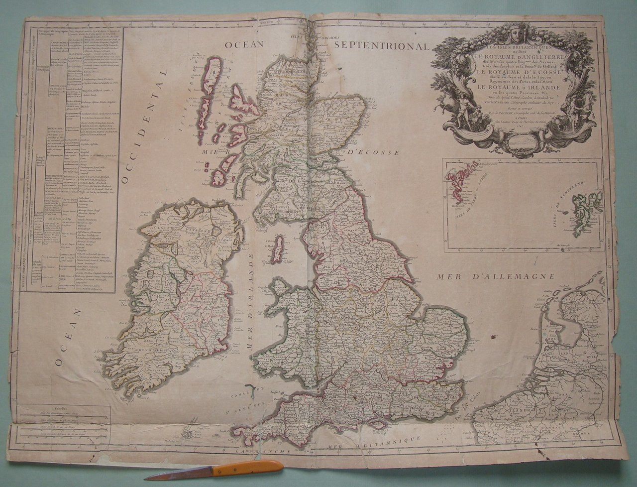 LES ISLES BRITANNICQUES OU SONT LE ROYAUME D'ANGLETERRE, D'ECOSSE ET …