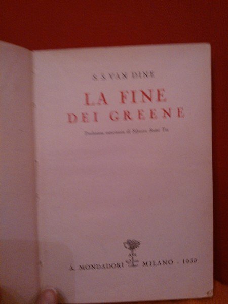 Fine dei Greene. (La)