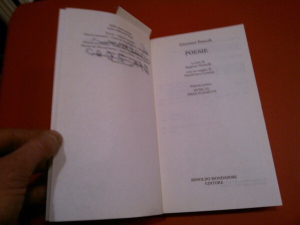Poesie volume primo