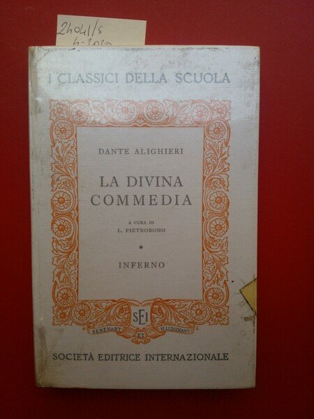 La Divina Commedia vol.I Inferno