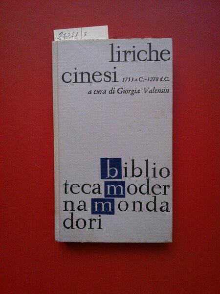 Liriche cinesi 1753 a.C.- 1278 d.C. | Immagine principale