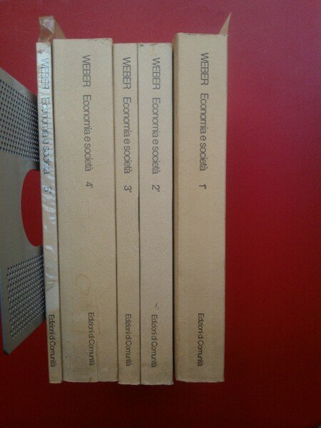 Economia e società 5 volumi