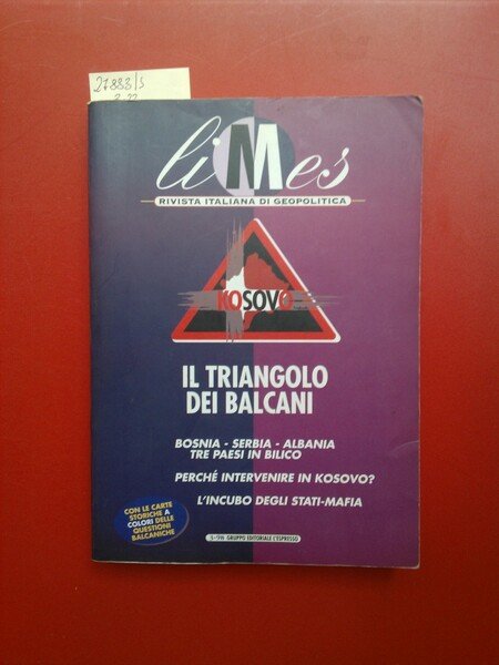 Il triangolo dei Balcani Limes 3/98