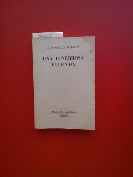 Una tenebrosa vicenda