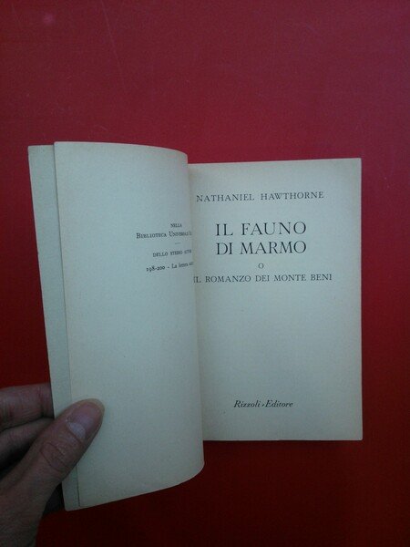 fauno di marmo. (Il) o Il romanzo dei Monte Beni