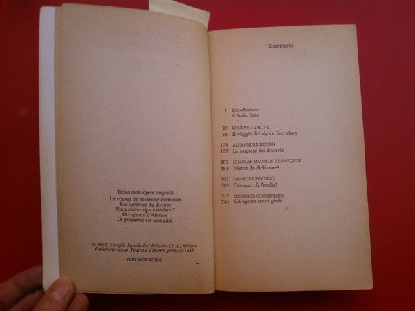 capolavori del vaudeville. (I)