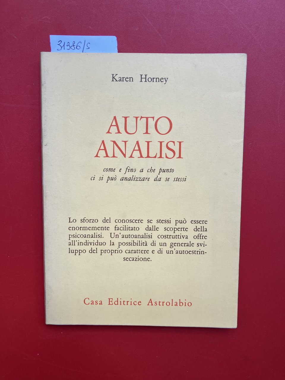 Autoanalisi | Immagine principale