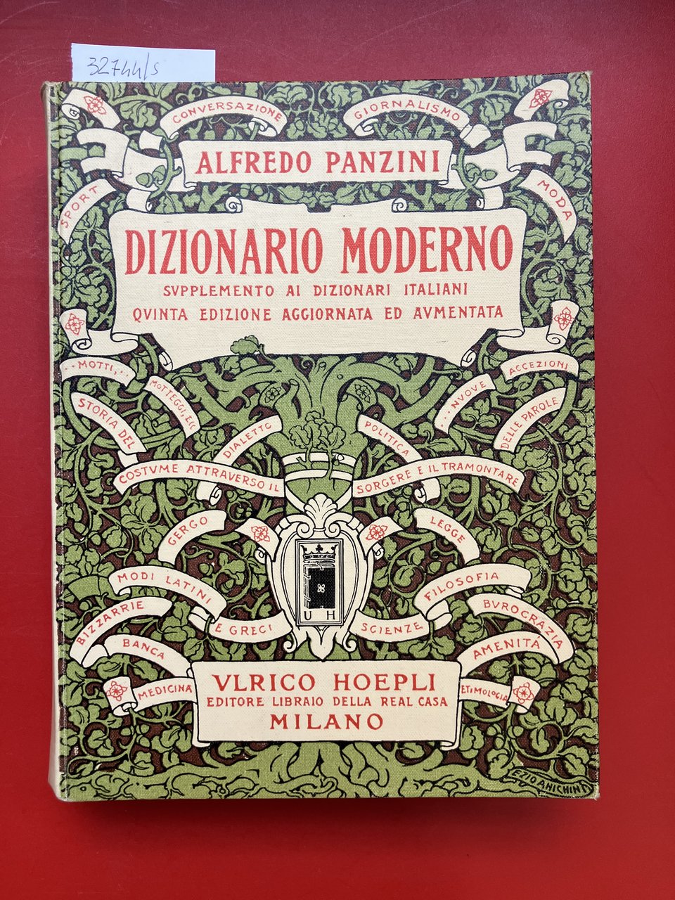 Dizionario moderno. Supplemento ai dizionari italiani | Immagine principale