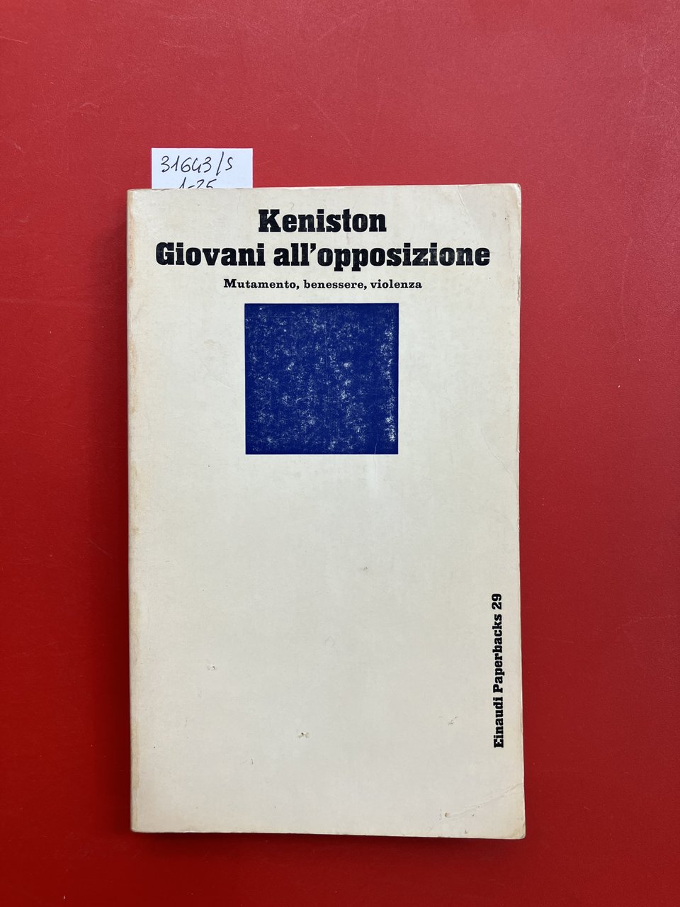 Giovani all'opposizione. Mutamento, benessere, violenza
