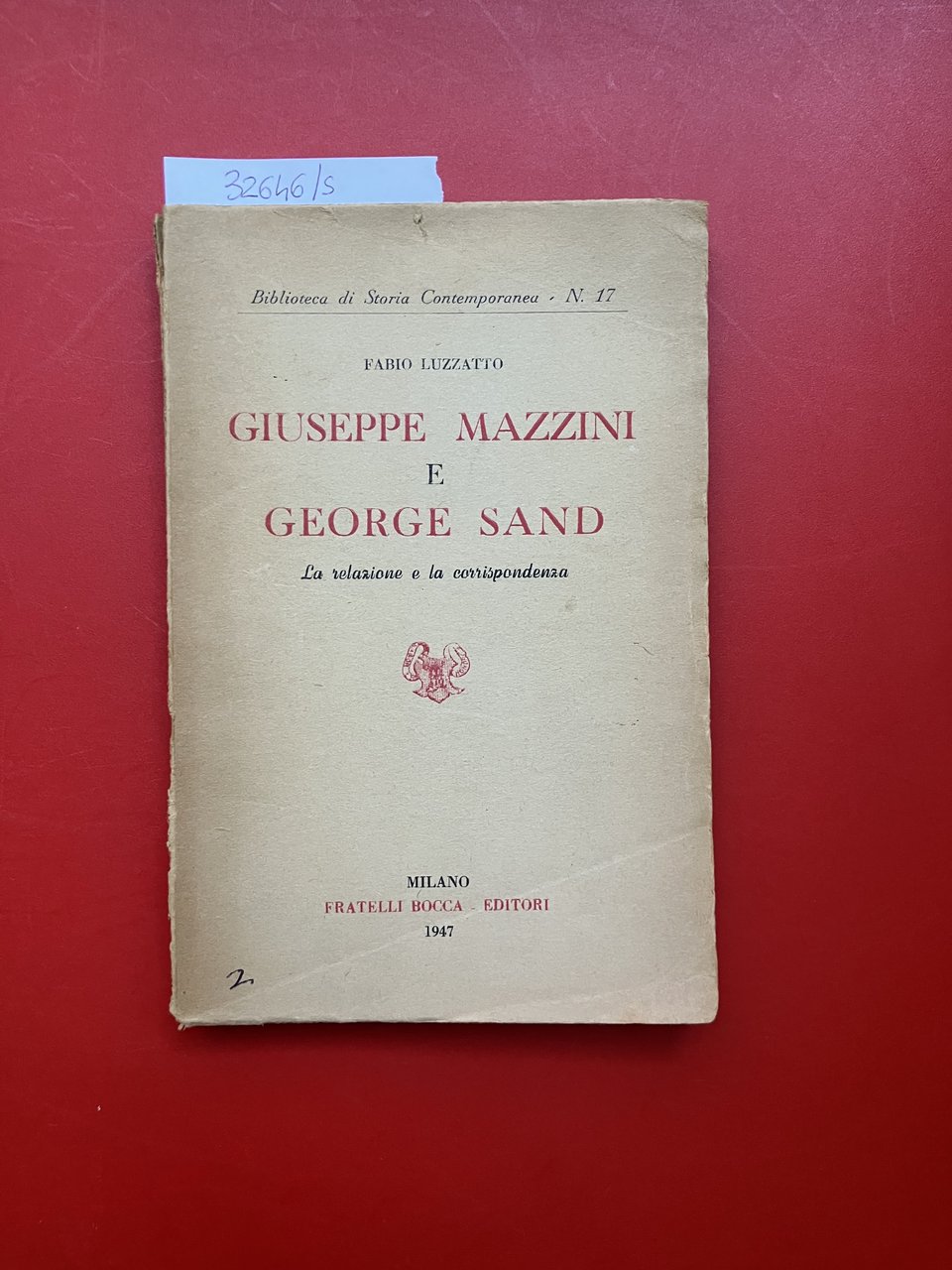 Giuseppe Mazzini e George Sand. La relazione e la corrispondenza