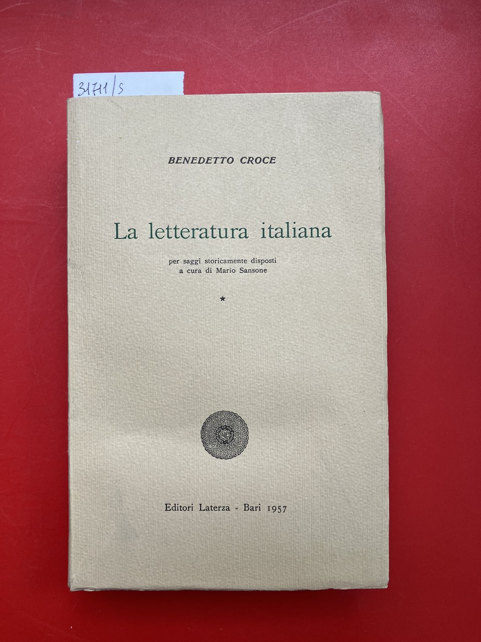 La letteratura italiana I. Dal Duecento al Cinquecento