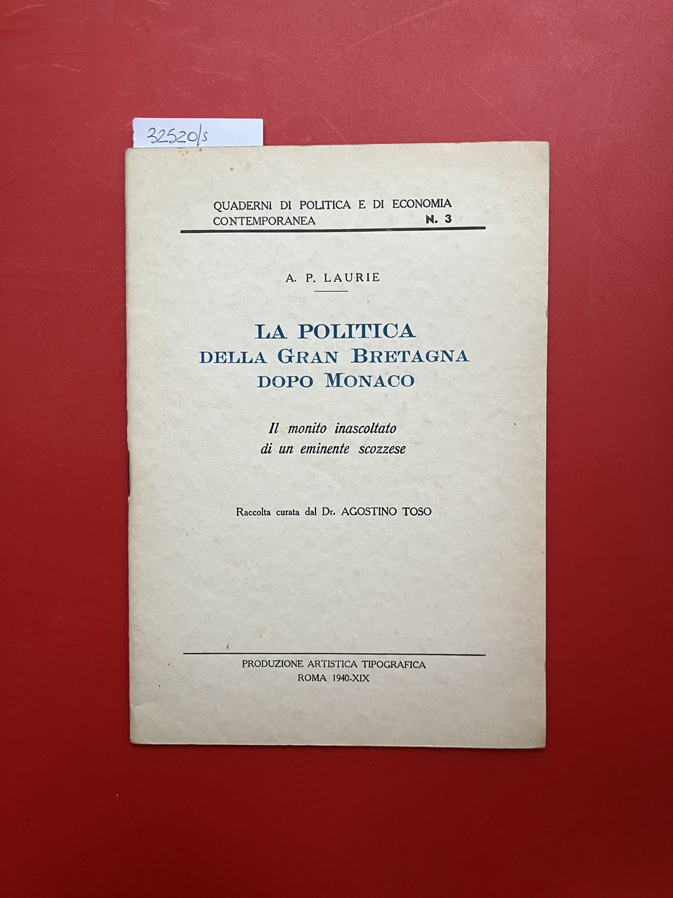 La politica della Gran bretagna dopo Monaco