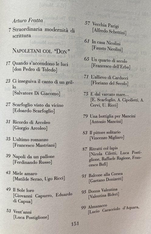 NAPOLI SEMPREVIVA, VICO FANTASIA, NAPOLETANI COL DON