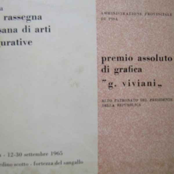 5° Rassegna Pisana di Arti Figurative