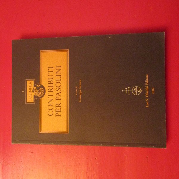 Contributi per Pasolini