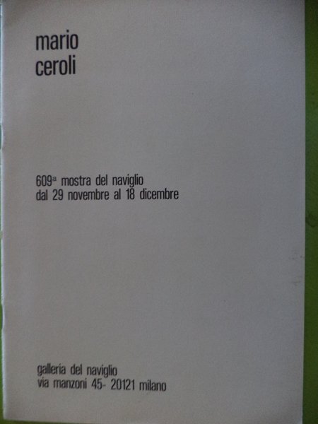 Mario Ceroli