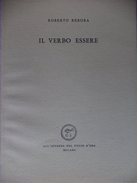 Il verbo essere