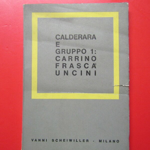 Calderara e Gruppo 1: Carrino Frascà Uncini | Immagine principale