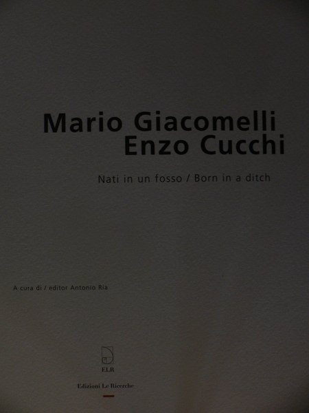 Mario Giacomelli / Enzo Cucchi