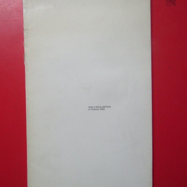 Arte e storia dell'arte in Francia 1980