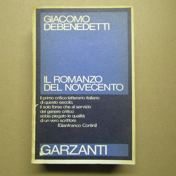 Il romanzo del Novecento