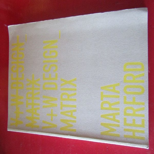 Vogt + Weizenegger: Design - Matrix von Vèronique Souben / …