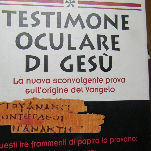 Testimone oculare di Gesù