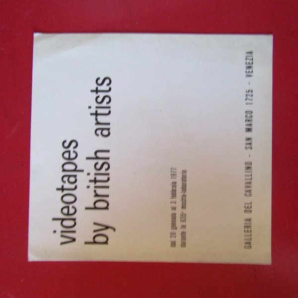 Videotapes by British Artists