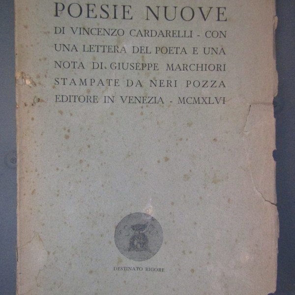 Poesie nuove | Immagine principale