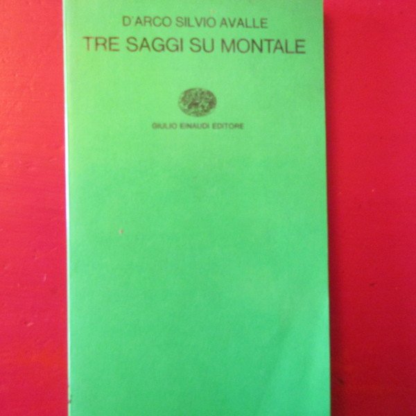Tre saggi su Montale | Immagine principale