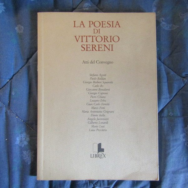 La poesia di Vittorio Sereni