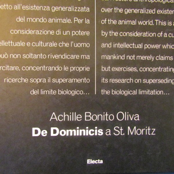 De Dominicis a St. Moritz