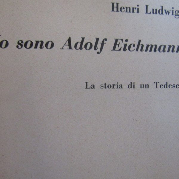 Io sono Adolf Eichmann | Immagine principale