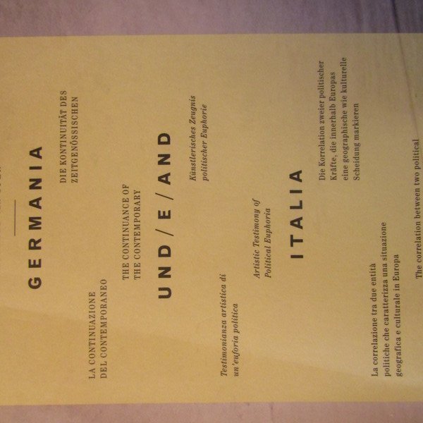 Germania und / e / and Italia - Die Kontinuitat …